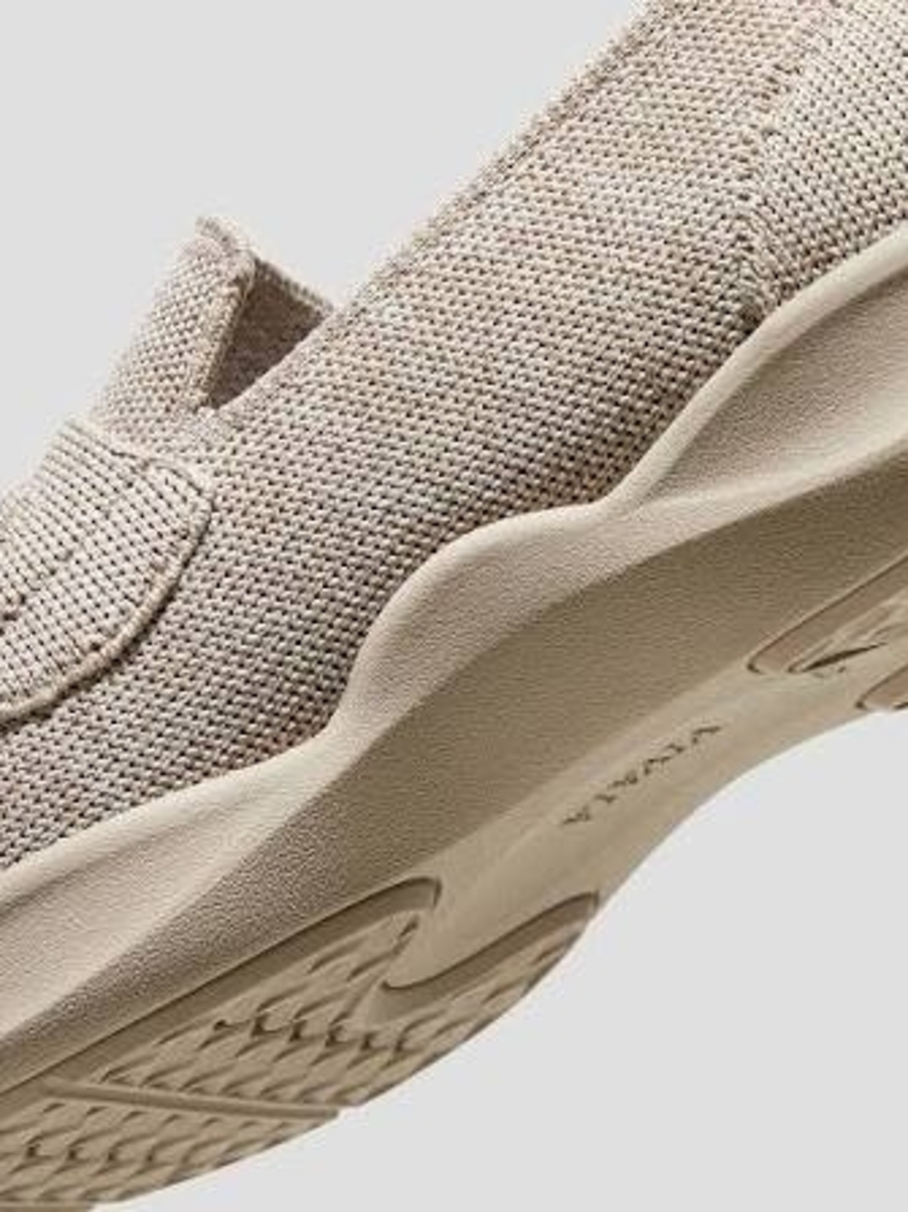 Vivaia Pro Walker Penny Loafers Women's Knit Slip-On Beige 8.5 NWT